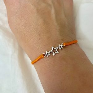 Star Bright Wax Cord Adjustable Bracelet